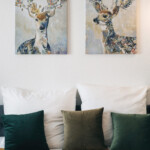Doppelbett 160cm x 200cm Dekokissen